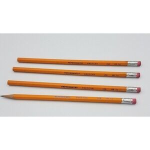 Lot of 4 Paper Mate American Wood Pencils HB #2 USA Made 3 not sharpened 1 sharp